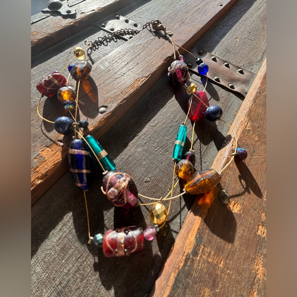 Necklace Chicos Glass Beaded
